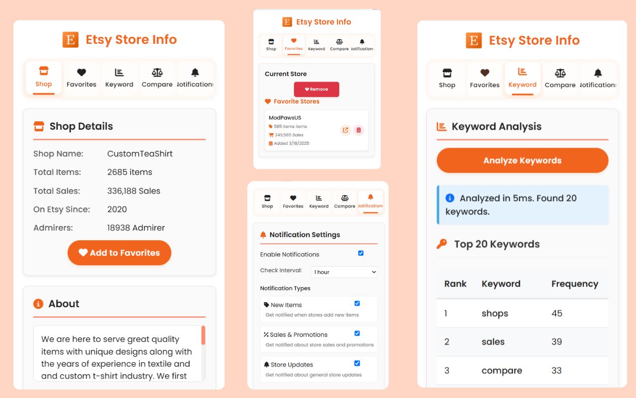 Etsy Store Info Extractor thumbnail 3